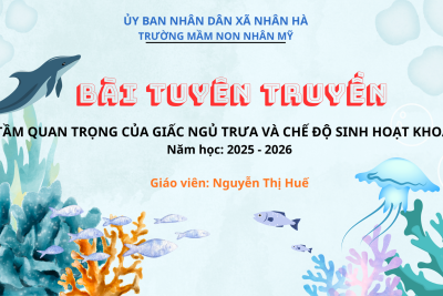Bài tuyên truyền: “Các biện pháp giảm tỉ lệ trẻ suy dinh dưỡng, thấp còi, thừa cân,…” – Giáo viên: Nguyễn Thi Huế